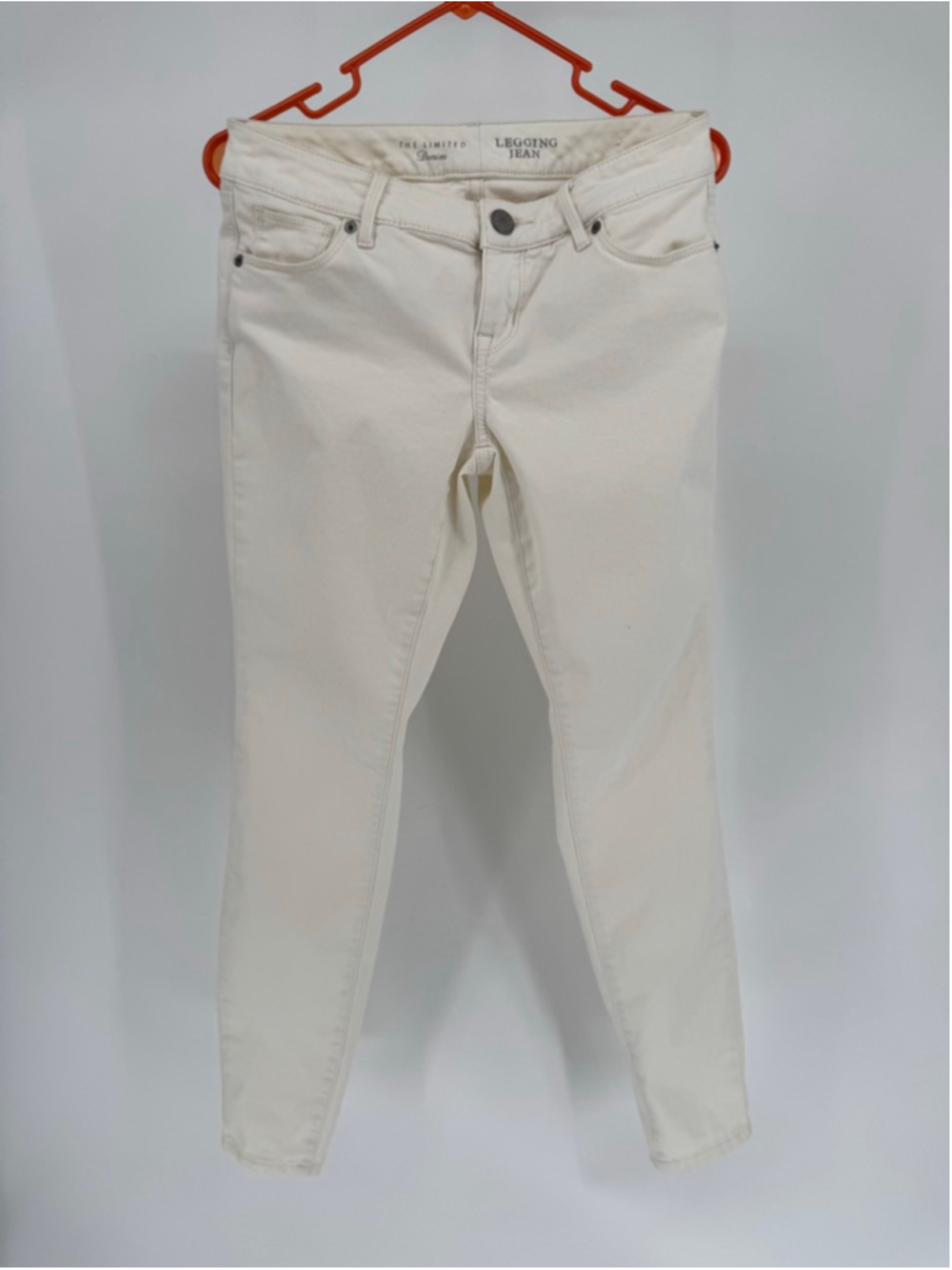 The Limited Women's White Jean Leggings Size 4